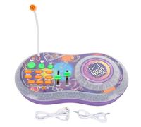 NIZUUONE DJ Toy for Kids DJ Party Mixer Turntable Toy Portable Music Mixer for Children with Adjustable Volume Sound Effects Phone Connecting