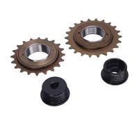 NIZUUONE Electric Bike Freewheel Left Drive Flywheel Adapter,Steel 20T 22T Flywheel Kit for MY1016Z MY1016 MY1018 MY1020 Motor with Black Drive(2pcs)