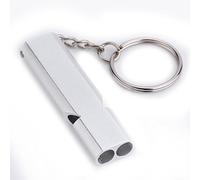 NIZUUONE Emergency in Aluminum Alloy, Tool for Survival of the Portfolio on a Bright Audio for Camping Hiking, Self -, Golden/silver (Silver)