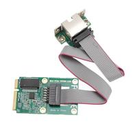 NIZUUONE Gigabit Single Port I210AT Chip GBE Ethernet RJ45 Network Card, Mini PCIE Network Controller Card, Excellent Stability and Compatibility, Supports IPv4/IPv6 Protocols, for 8.1