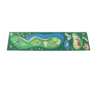 NIZUUONE Kids Tabletop Golf Game Golf Putting Mat Indoor Putting Green with Durable Plastic Plush Cloth for Family Party Educational Toy