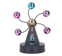 NIZUUONE Leader of Magnetic Perpetual Movement Easy to Assemble: Panorama Leader to Assemble the Desk Toy Facilitate Educational Toys for Blue Plastic Children 16.5x11x20.5 Cm