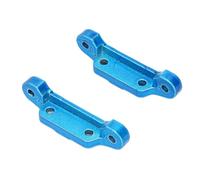 NIZUUONE Metal Front and Rear Arm Mounts Replacement Metal Fore and Aft Arm Premium Construction for 16101 16102 16103 16201 RC Car with Strong Construction and Stylish Design (Blue)