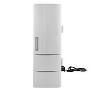 NIZUUONE Multi Functional Mini Fridge Cooler Warmer, Compact & Portable with LED Lights, USB Powered. Keep Drinks Cold & Hot, Ideal for Home Office Car Boat