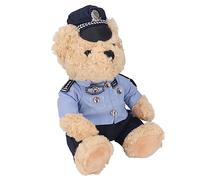 NIZUUONE Officer Bear Fehip Toy Soft Cartoon Complete Fairy Traffic, for Buying (Type 2)