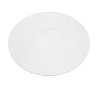 NIZUUONE Professional Acrylic Record Mat, Reduce the Sound for the Record Reader, the Best Sound Quality of Quality, 1 Piece (White)