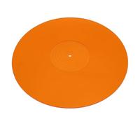 NIZUUONE Professional Acrylic Record Mat, Reduce the Sound for the Record Reader, the Best Sound Quality of Quality, 1 Piece (Orange)