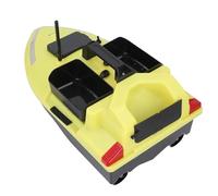 NIZUUONE RC Fishing Bait Boat Night Glow GPS Auto Return Dual Motor 12000mAh Rechargeable for Night Fishing Enthusiasts