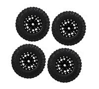 NIZUUONE RC RUMINUM RELOKS AND UPDATE OF THE NEWS OF CABA SCX24 1/24 RC, Better Handle AND Handling for Enthusiasts All over, 4 PCs (Black)
