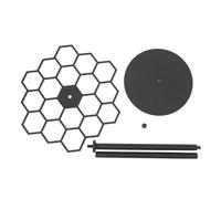 NIZUUONE Rotatable Medal Hanger Holder, Carbon Steel Tabletop Medal Holder Rack Display for Basketball Running Sports Race
