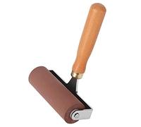 NIZUUONE Rubber Rubber Roller for Print Books, Traditional Elastic Role for Ink Blocks, Cutting Surfaces and Stamps (10cm)