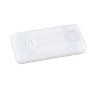 NIZUUONE Simulation ShapedCall and Chat Learning Phone with Music, Visual Development, Portable Size, Excellent Plastic for Kids (White (White)