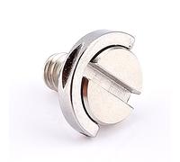 NIZUUONE Stainless Steel 1/4 -inch Ring Screw for the Arrow Storage Case of the Camera, Reliable Fastening Tool for Filmmakers, Silver
