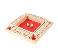 NIZUUONE TOY WOOD NUMBER SAYS SUSTAINABLE PLAY PLAY FOR Party 4-PLAYER FAMILY GAME NIGHT [WOOD]