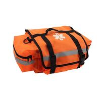 NIZUUONE Trauma Bag First Responder Bag Emergency Kit with Double-Headed Zipper Reflective Shoulder Straps Adjustable Padded for Outdoor Home Emergencies and First Aid