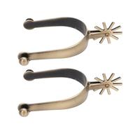 NIZUUONE Zinc Alloy Metal Cowboy Spurs, Vintage Gear for Men, Horse Riding Accessories with Rotatable Gear