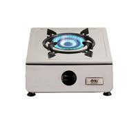 NJ Commerce Nj-100Sd Indoor Single Burner Gas Stove Stainless Steel Portable Camping Cooker Lpg 4Kw