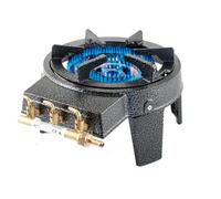 NJ Commerce Nj Gb-17 Cast Iron Gas Stove Triple Ring Burner Commercial High Power Boiling Ring Outdoor Lpg Camping Cooker 9.0Kw