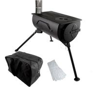 NJ Commerce Nj Portable Wood Burning Stove For Camping With Carry Bag