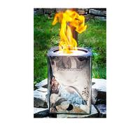 NJ Commerce Silverfire Hunter Chimney Wood Stove Indoor Outdoor Camping