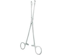 NJ Enterprises Sponge Forceps Closed Round Body Jewellery Piercing Holders Tool Professional Ring Opening and Closing Pliers Stainless Steel - Locking Mechanism Reusbale Forceps