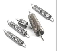 NJ-SPRING, 5pcs Extension Spring With Hooks 1mm Thickness Small Tension Springs 20/25/30/35/40/50/60mm Steel Long Extension Spring ( Size : 1x8x20mm )