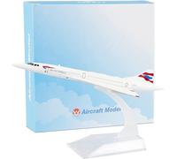 NJ Toys 1/400 Scale British Airways F-BVFB Concorde Airplane Model Alloy Model Diecast Plane Model for Collection Aeroplane