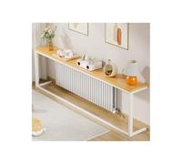 NJDQFA Console table entry table, narrow wooden sofa table with assembleable frame, C-shaped 80cm/31.5″ high slim sofa table for living room, kitchen, bedroom,I 180 * 15 * 80cm/70.9 * 5.9 * 31.5″