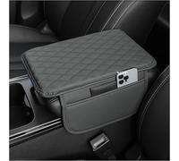 NJFOEUDT Car Armrest Center Console Cover Pad For Land Rover Range Rover Sport/Vogue 2023 2024, Universal Leather Armrest Box Pad with Storage Bag Waterproof Arm Rest Cushion Interior Accessories