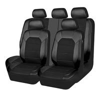 NJFOEUDT Car Seat Cover Sets For Kia Stonic YB / KX1 2018-2025, Full Set Leather Seat Cushion and Headrest Covers NonSlip Front Rear Seat Seat Covers Protectors Waterproof Interior Accessories