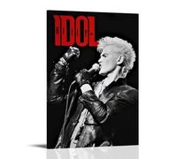NJGUO Billy Idol Singer Music Album1 Wall Decor Canvas Poster Print Art Painting 12x18inch(30x45cm) Frame-style
