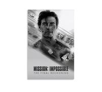 NJGUO Mission Impossible - The Final Reckoning Classic Movies Wall Decor Canvas Poster Print Art Painting 24x36inch(60x90cm) Unframe-style