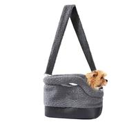 Njidher Dog Carrier for Small Animals, Warm and Waterproof Shoulder Bag with Safety Harness and Warm Lining for Dogs | Suitable for Small Breeds and Kittens Cold Weather Walks