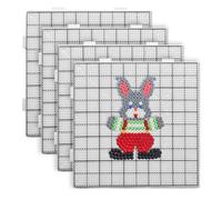 Njidher Ironing Beads Pegboards, Square Heat Resistant Precision Mat, Pick-Up Mat for Children, Ironing Beads, Also for Art Projects, Adults, Teenagers, Homeschool, Classroom and Travel