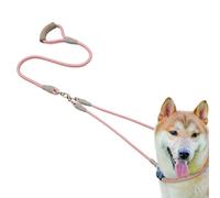 Njidher Lead for Dogs, Double-Headed Bite-Resistant Nylon Lead, 1.5 m Sturdy Dog Lead with Comfortable Handle, for Medium to Large Dogs, Outdoor, Walk, Training, Jogging