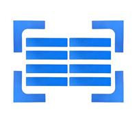 Njidher Short Line Marking Kit - Line Marking Kit with Removable Markers, Portable Sports Accessories Wind Resistant for Badminton Training, Tennis