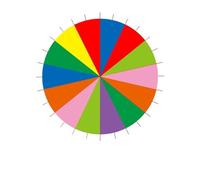 NJIEzhao 2/6M Diameter Outdoor Teamwork Game Prop Rainbow Parachute Toys Jump Bag Bounce Play Mat School Activity Puzzle Game Parachute Play(6M)