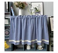 NJIEzhao Cupboard Curtain Buffalo Check Tier Window Curtains