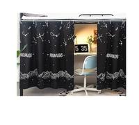 NJIEzhao Dormitory Bunk Bed Curtains Bunk Bed Privacy Curtain Mosquito Nets Breathable Wash Perfect For Home Dormitory Student Bedding All-season(Color 3,W200 X L115cm (2pcs))