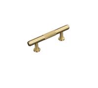 NJIEzhao Glass Door Handle Solid Brass Furniture Handles Modern Bronze Wardrobe Dresser Cupboard Cabinet Drawer Shoe(C-3566-256)
