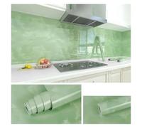 NJIEzhao Kitchen Oil Proof Wallpaper 10M x 80CM Marble Self Adhesive Wallpaper Waterproof Oil Proof Kitchen Stickers(Color 10,60cm x 5m)