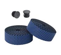 NJIEzhao Professional Soft Road Bike Handlebar Tape PU EVA Anti-slip Bars Grips Cycling Bicycle Handlebar Tape(Blue)