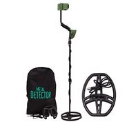 NJJIHUI High Sensitivity MD6350 Professional Metal Detector Underground Search with Waterproof Coil and Headphone Pinpointer Hunter Gold for beaches and forests(Groen)