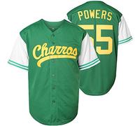NJKA Kenny Powers #55 Baseball Jersey Shirt Eastbound and Down Movie Baseball Jersey Stitched - green - Large