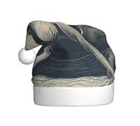 njkhbolk Comfortable Walrus01 Print Holiday Headwear,Unisex Christmas Hat,Personalized New Year Supplies