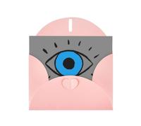njkhbolk Evil Eye Print Greeting Cards With Envelopes,Personal And Business Use,Birthday,Wedding