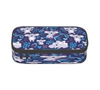 njkhbolk lovely Koala Print pencil case,large capacity,portable lightweight stationery box