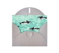 njkhbolk Pacific Ocean Biological Print Greeting Cards With Envelopes,Personal And Business Use,Birthday,Wedding