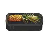 njkhbolk pineapple Painting Print pencil case,large capacity,portable lightweight stationery box