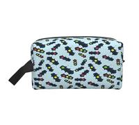 njkhbolk Portable Traffic Light Print Travel Toiletry Bag,Daily Grooming Storage,Lightweight,Wide Open Design